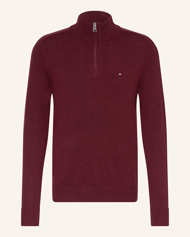 Tommy Hilfiger Troyer Dunkelrot