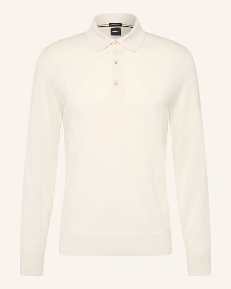HUGO BOSS Pullover Lancione weiss Creme