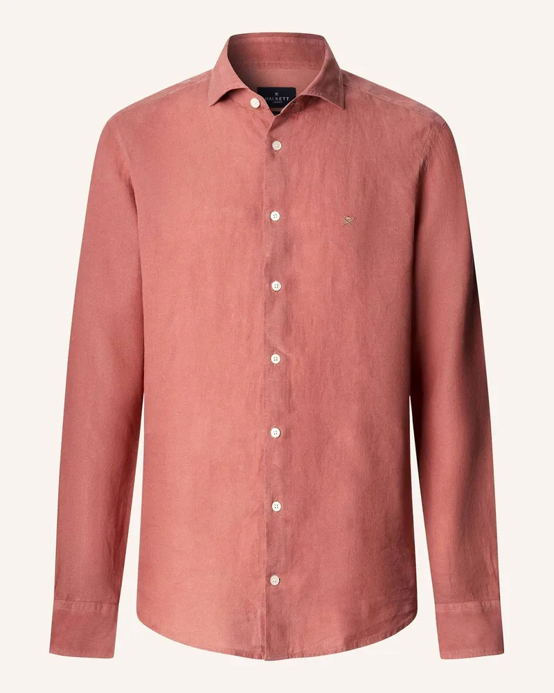 Hackett Freizeithemd ESS GMD LINEN KENT Rot