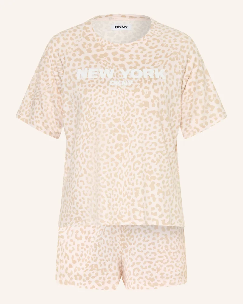 DKNY Shorty-Schlafanzug SPRING STORIES Rosa