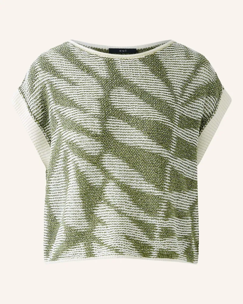 Oui  Pullover Grün