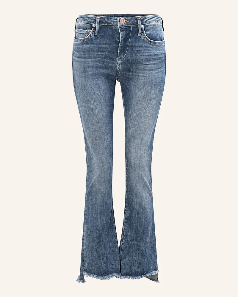 True Religion Jeans Halle Kick Flare blau Blaugrau