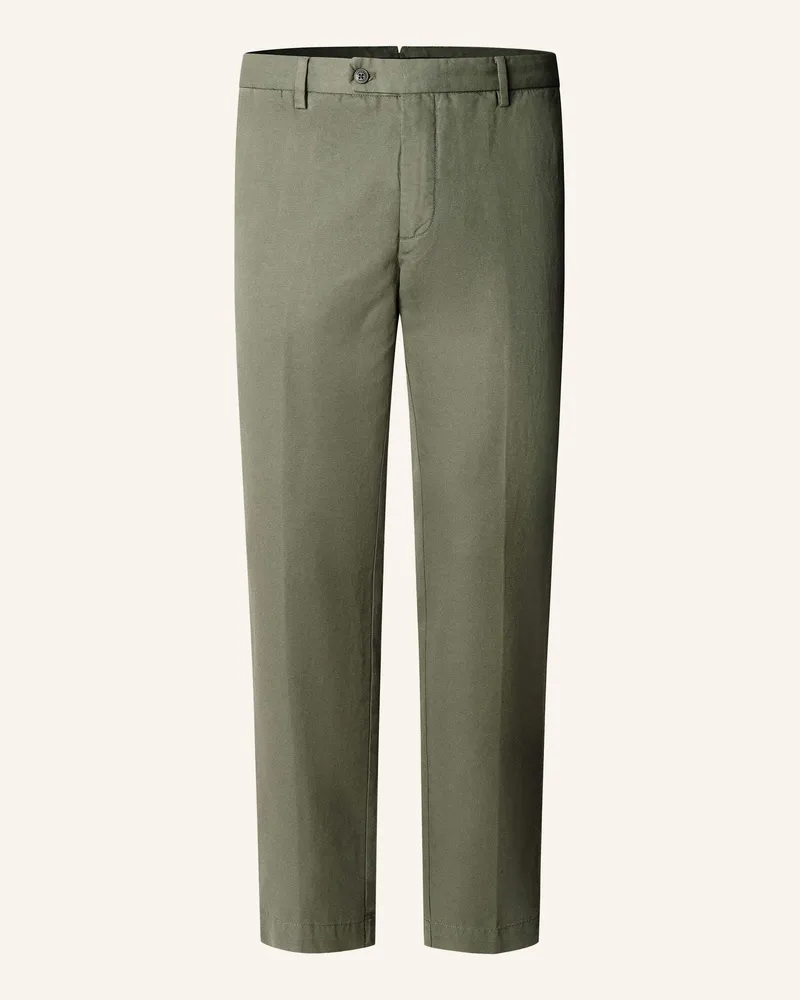 Hackett Chino Cotton Linen Chino gruen Grün