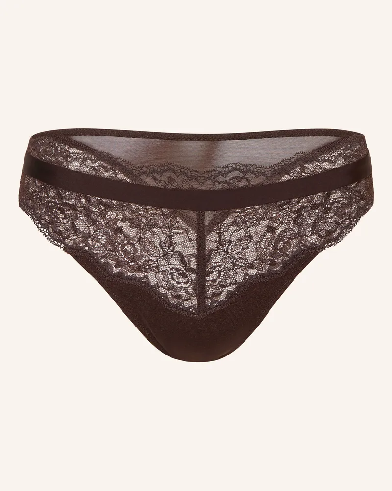 Marie Jo Slip Musea Mit Paillettenbesatz braun Dunkelbraun