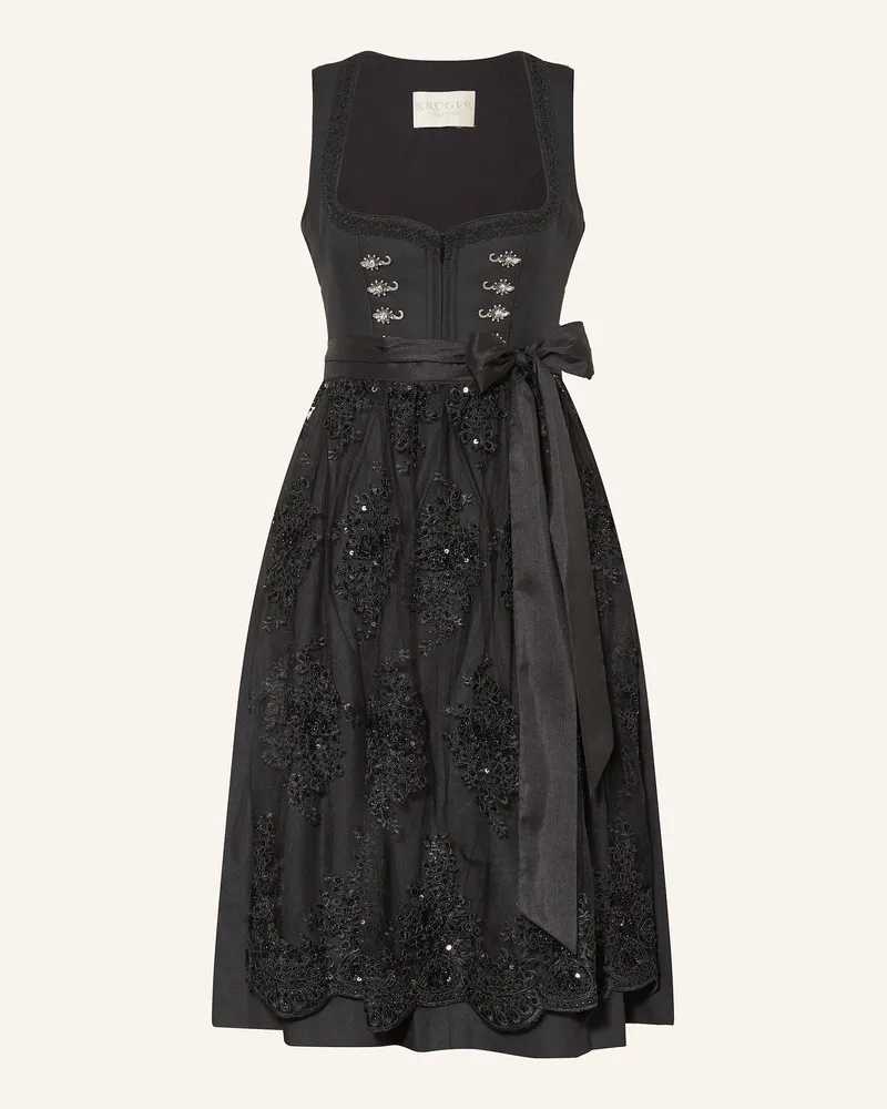 Krüger Dirndl Ziska schwarz Schwarz