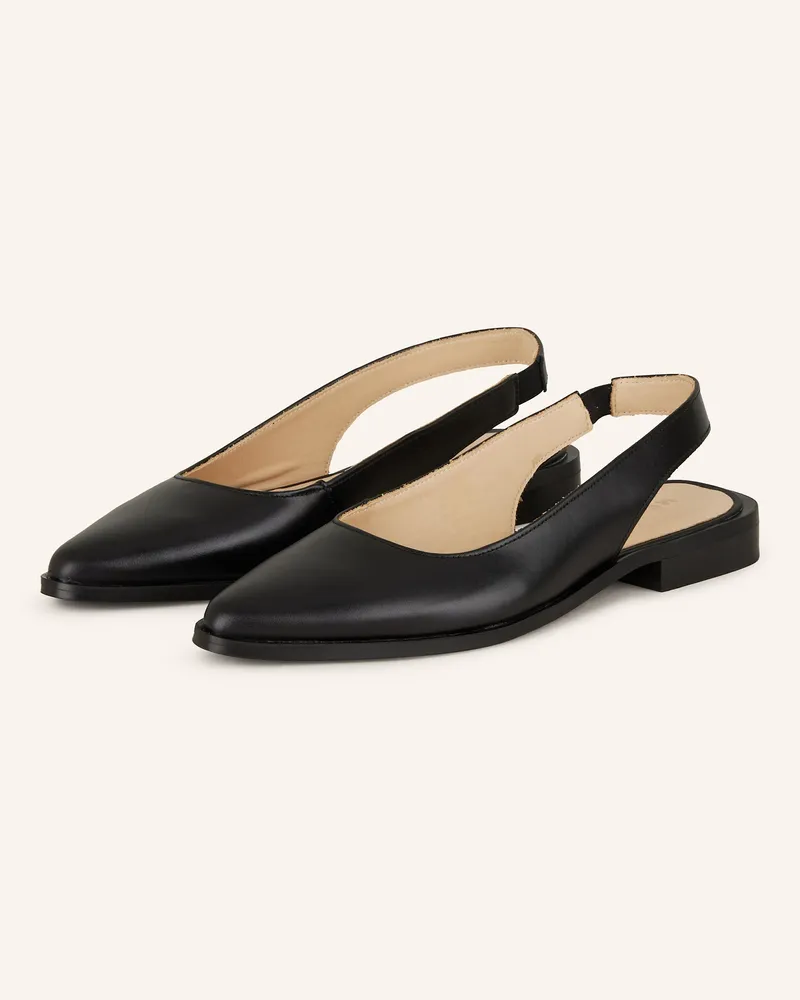 Mrs & HUGS Slingballerinas Schwarz