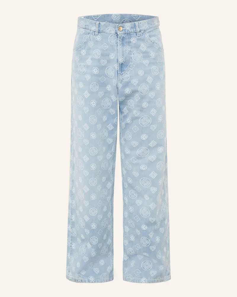 Casablanca Paris Jeans Relaxed Fit blau Bleached