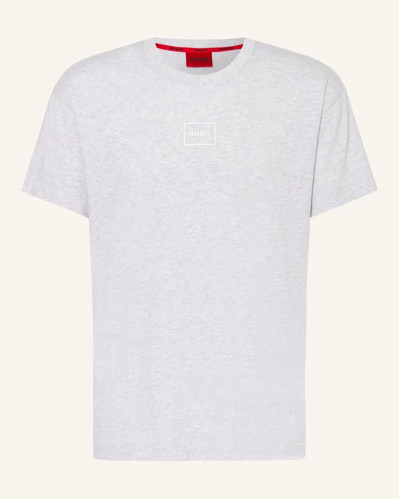 HUGO BOSS Schlafshirt Laze grau Hellgrau
