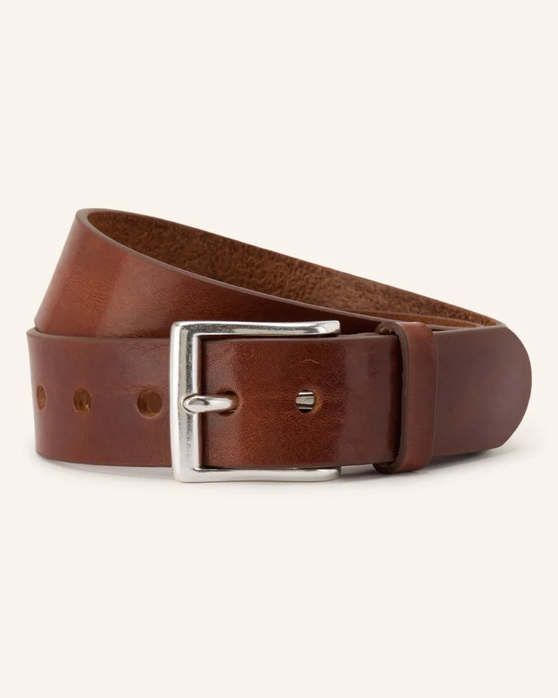 Strokesman's Ledergürtel braun Braun