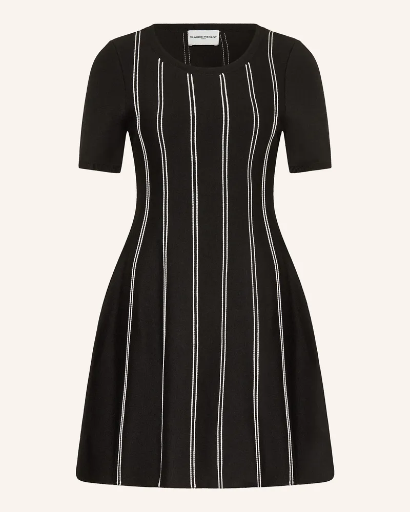 Claudie Pierlot Strickkleid schwarz Schwarz