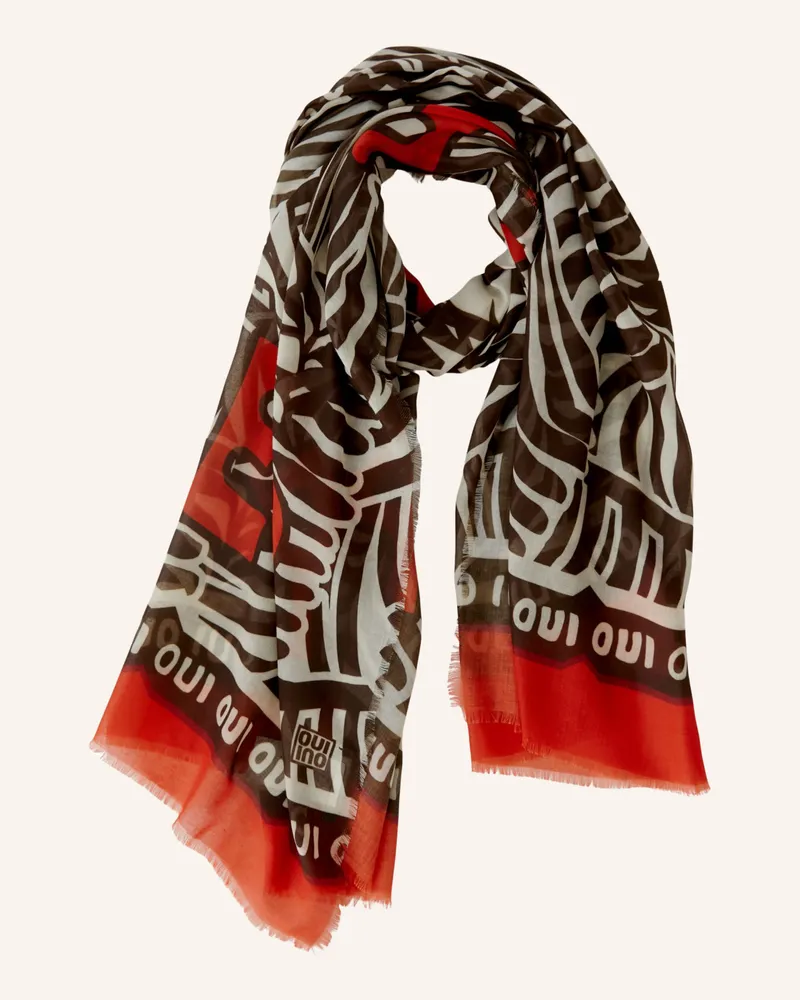 Oui  Oui Schal Braun