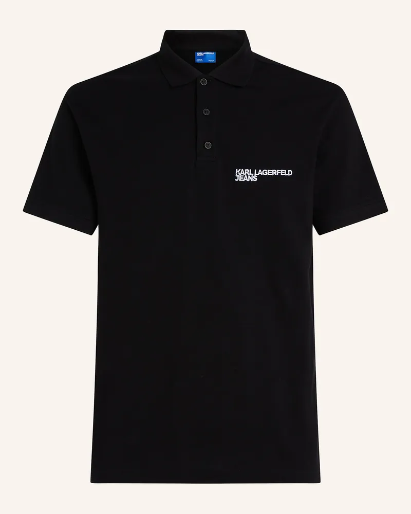 Karl Lagerfeld Poloshirt schwarz Schwarz