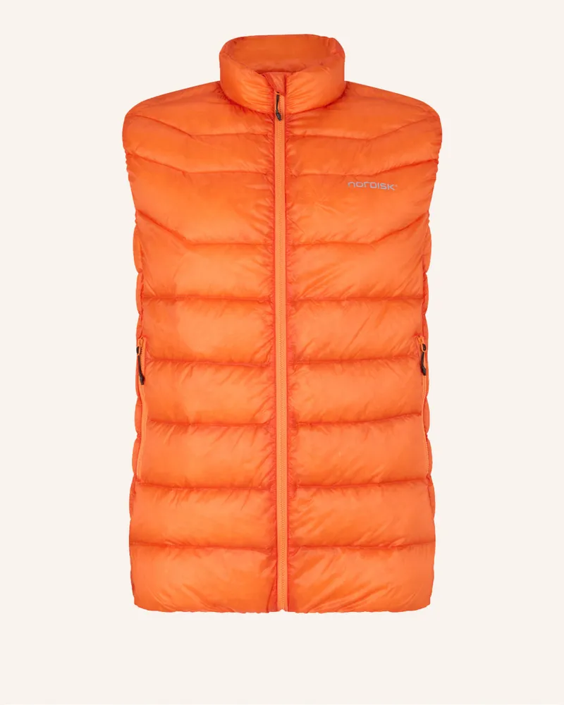 Nordisk Daunenweste Alto orange Orange