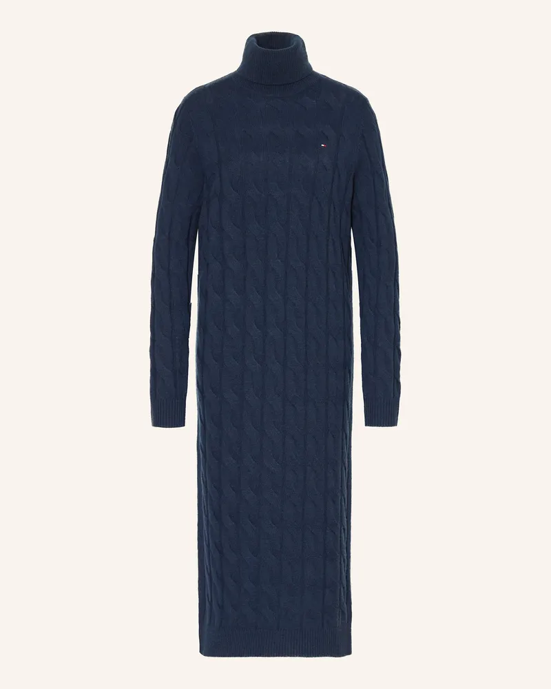 Tommy Hilfiger Strickkleid blau Dunkelblau