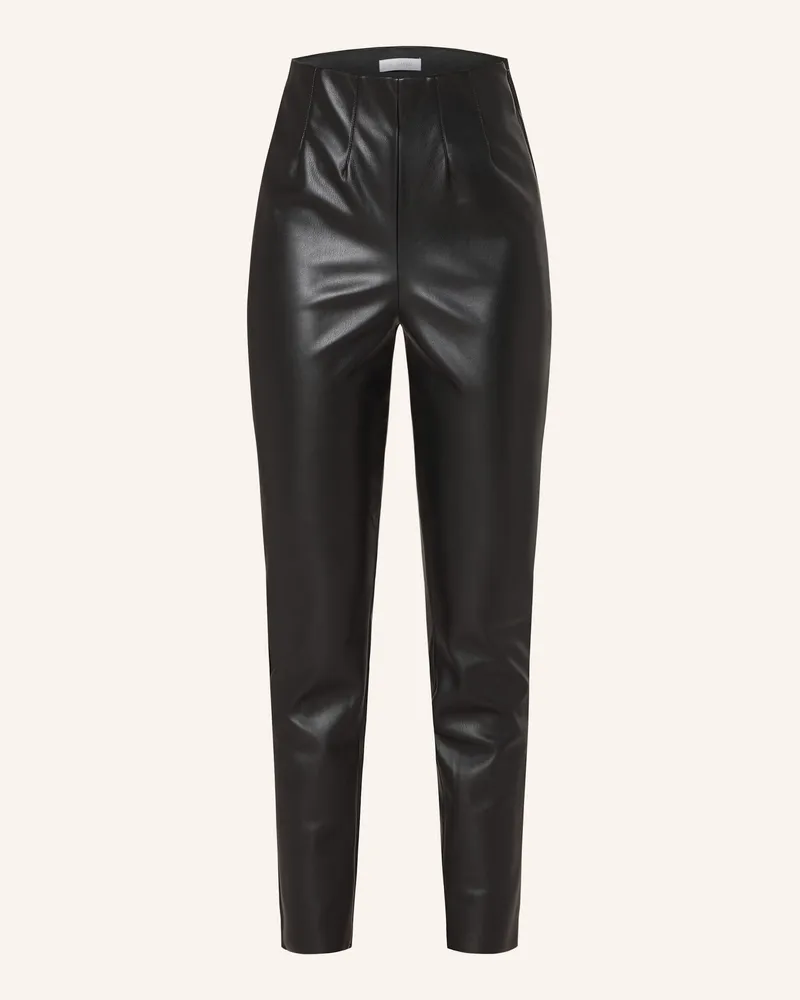 Rich&Royal Hose In Lederoptik schwarz Schwarz
