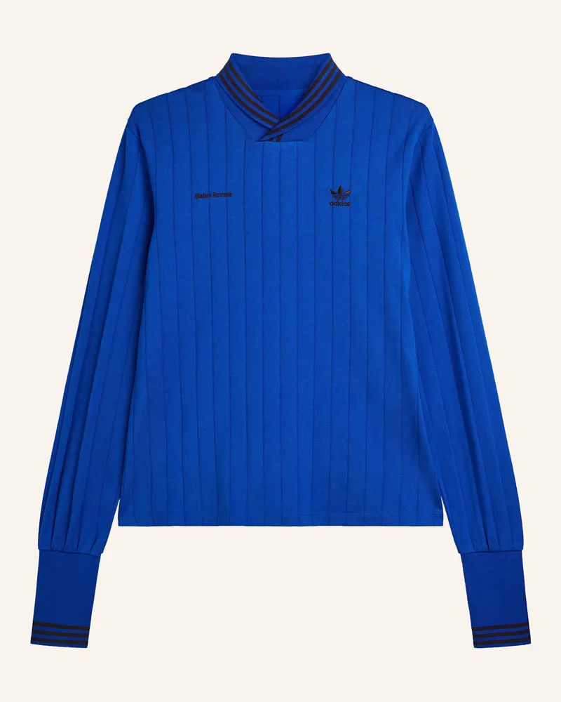 adidas Longsleeve Knit Football blau Blau