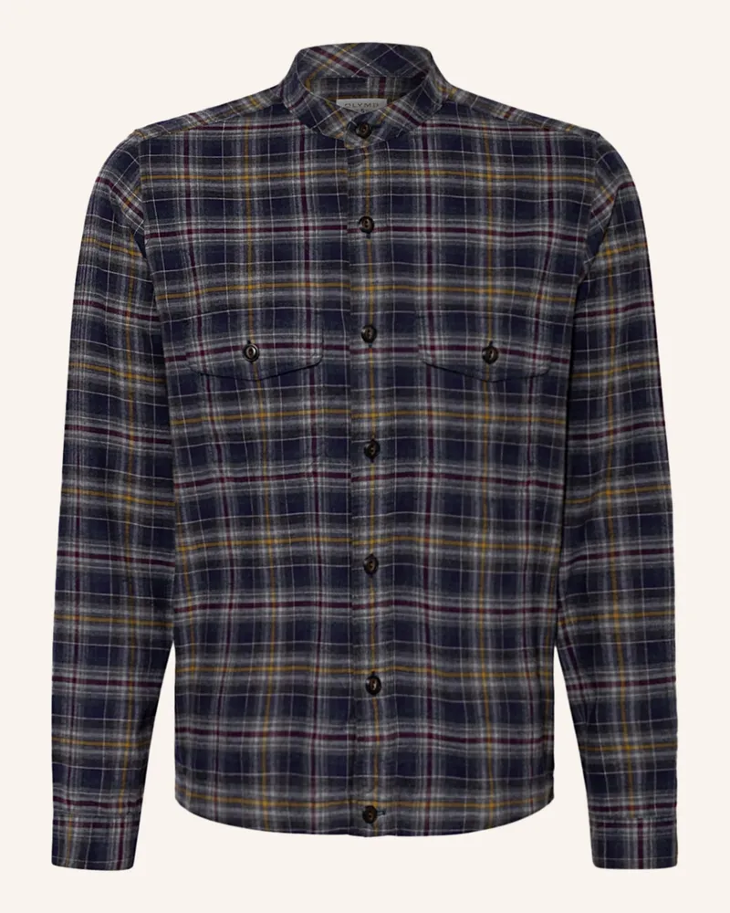 Olymp Hemd Modern Fit blau Dunkelblau