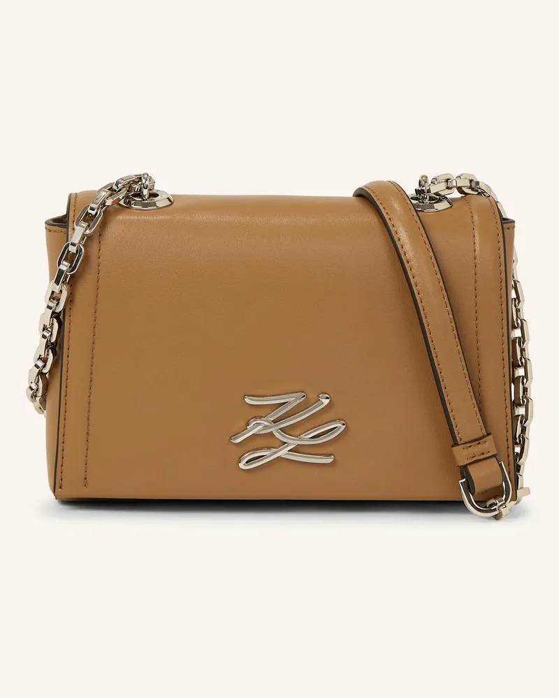 Karl Lagerfeld K/Autograph Umhängetasche Camel