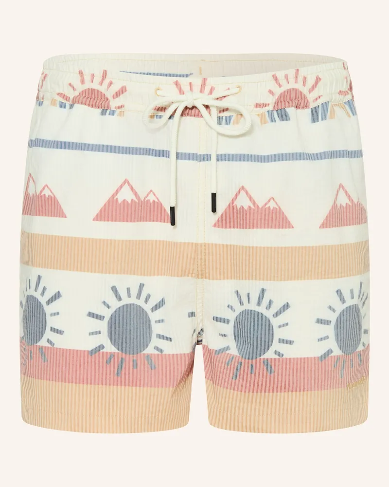 Knowledge Cotton Apparel Badeshorts braun Ecru