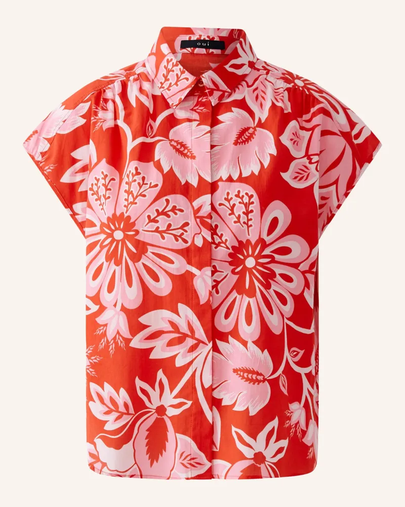Oui  Bluse Rot