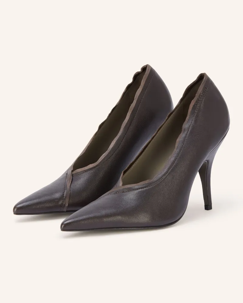 AllSaints Pumps Vera Court braun Schwarz