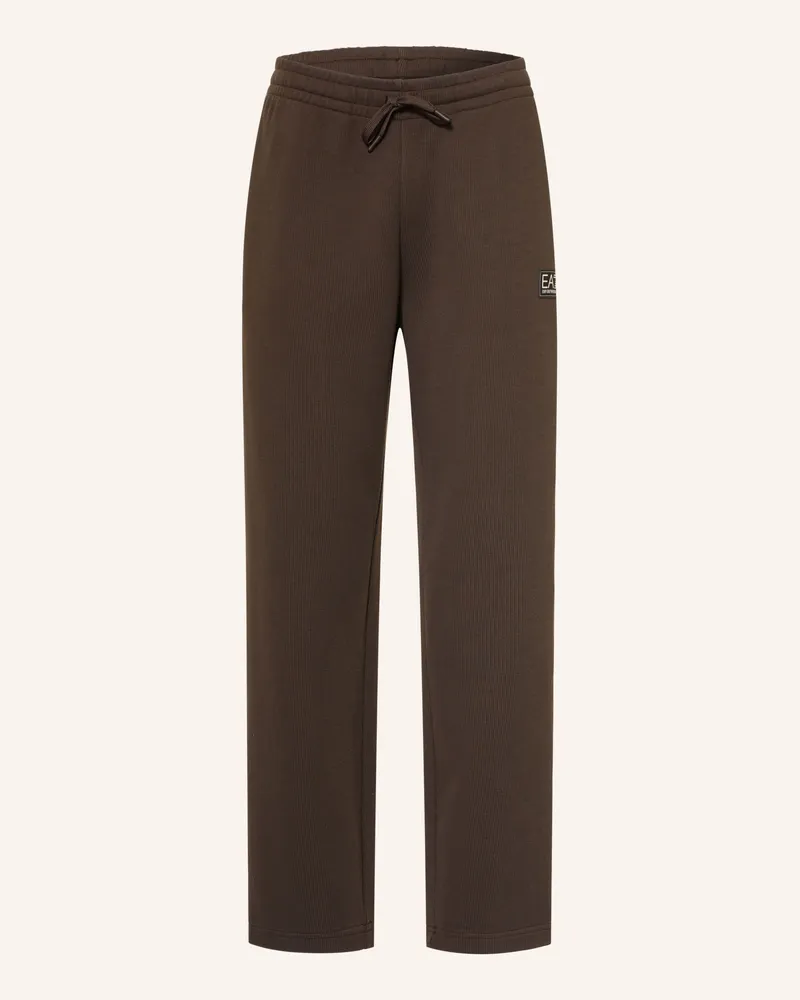 EA7 Sweatpants braun Dunkelbraun