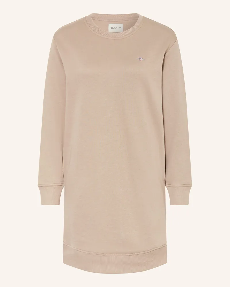Gant Sweatkleid Taupe