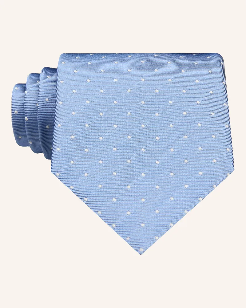 HUGO BOSS Krawatte blau Hellblau