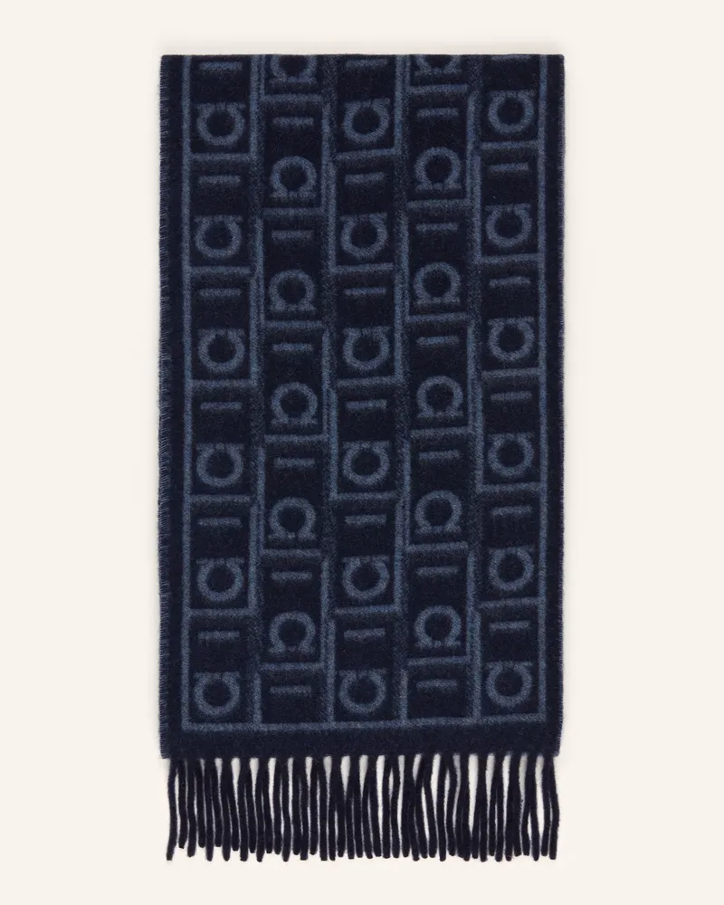 Ferragamo Schal Mit Cashmere blau Dunkelblau