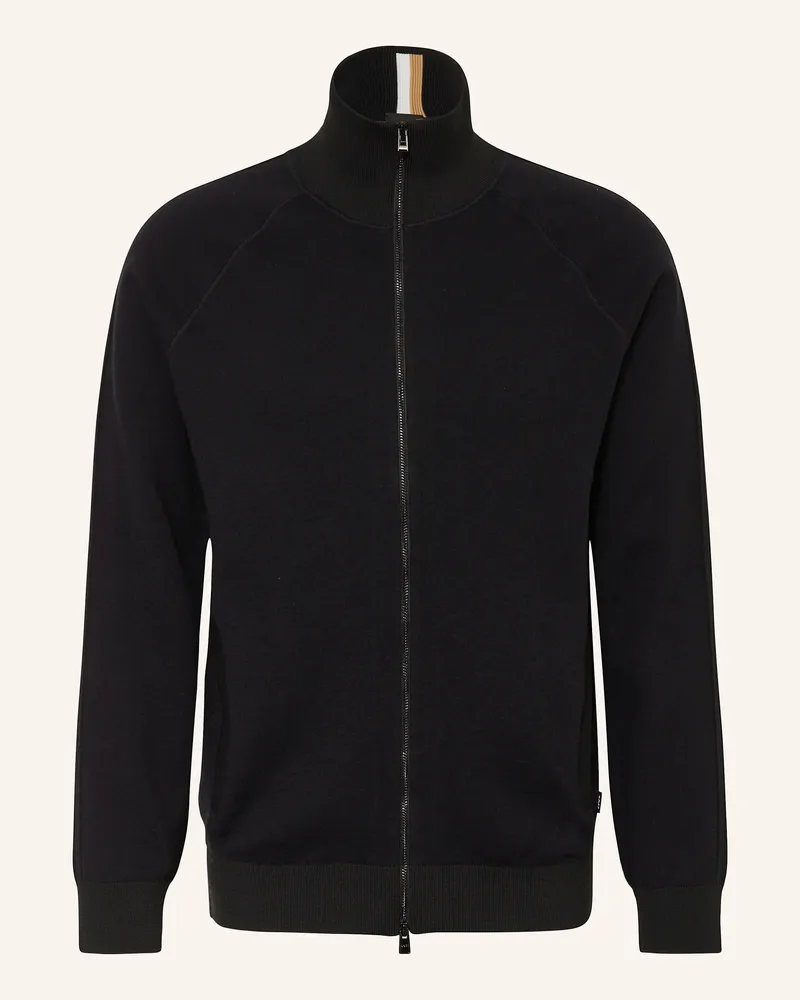 HUGO BOSS Strickjacke DOMICO Schwarz