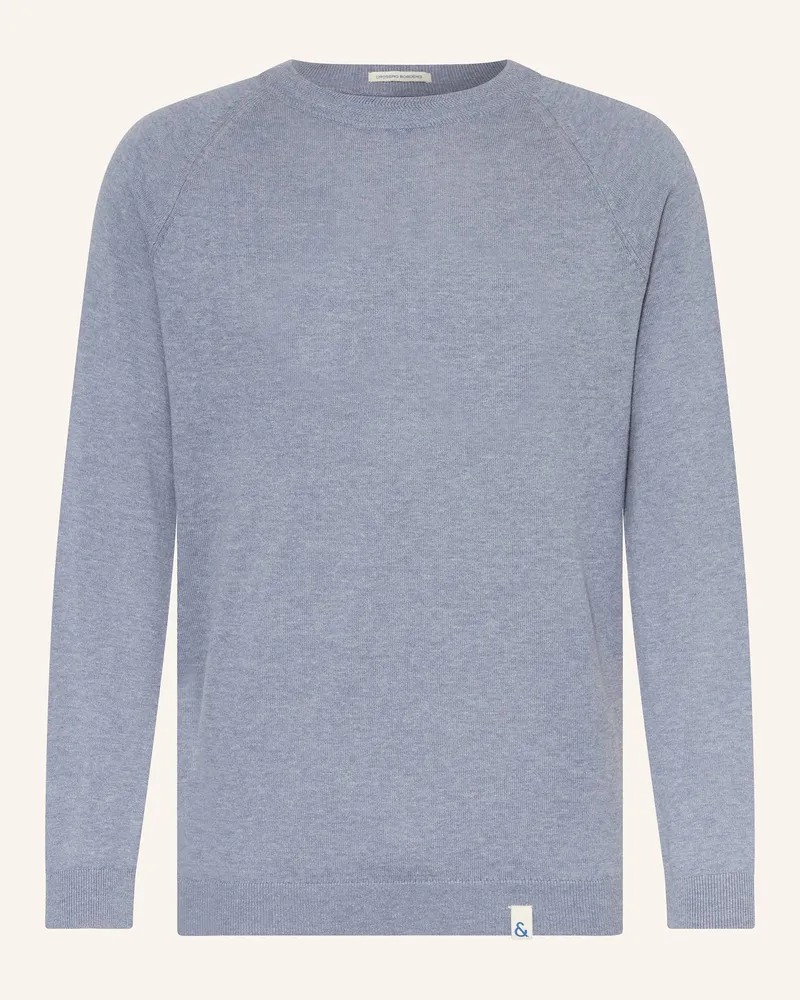 colours & sons Pullover Blaugrau