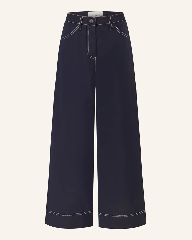 Claudie Pierlot Marlenehose Dunkelblau