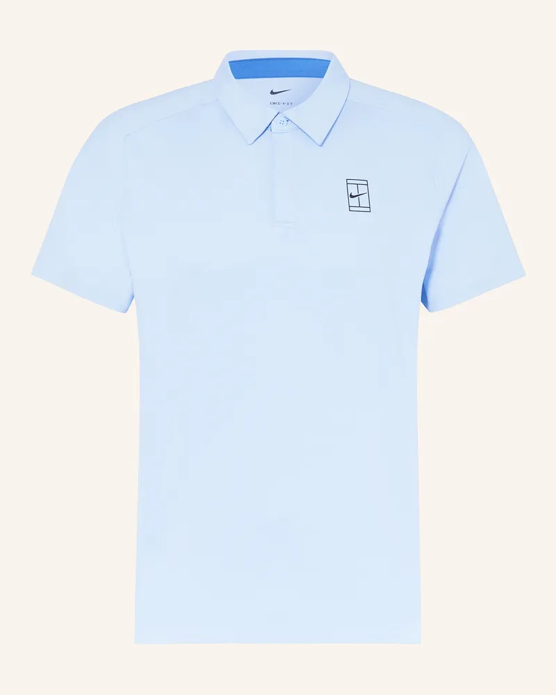 Nike Funktions-Poloshirt Nikecourt Advantage blau Hellblau