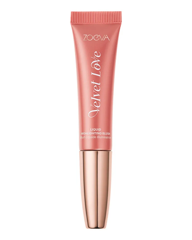 ZOEVA VELVET LOVE LIQUID HIGHLIGHTING BLUSH Peach