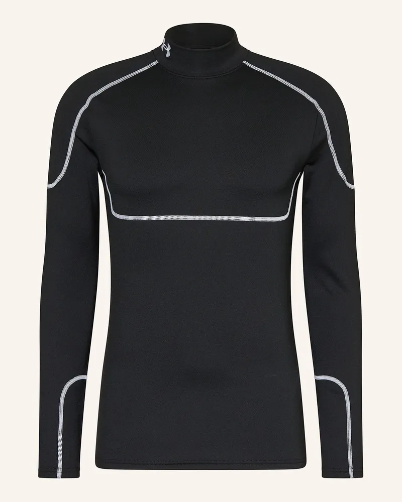 Under Armour Laufshirt UA COLD WEATHER GRID Schwarz