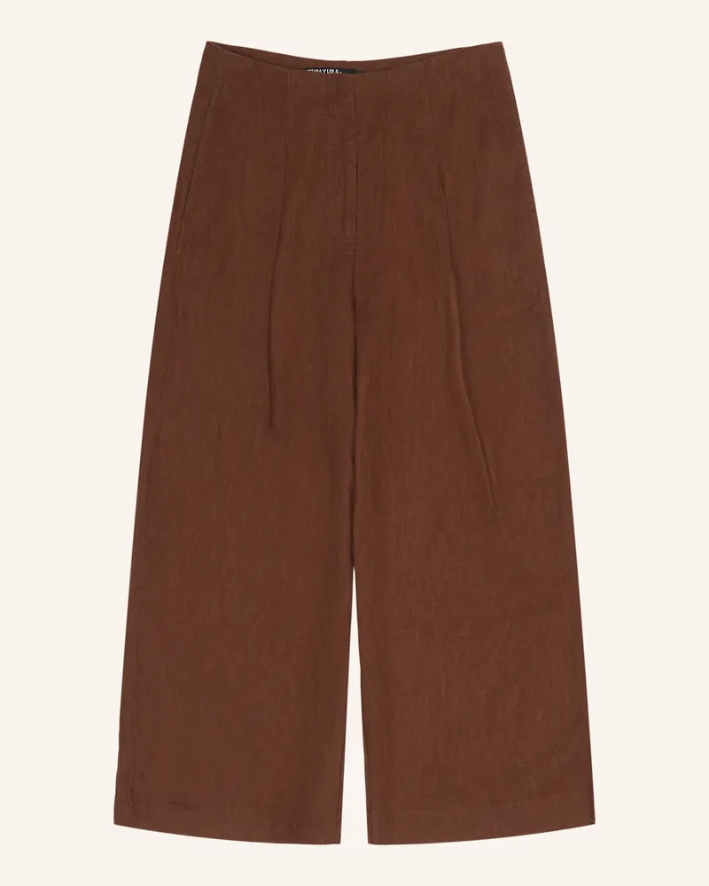BIMBA Y LOLA Leinenhose braun Braun