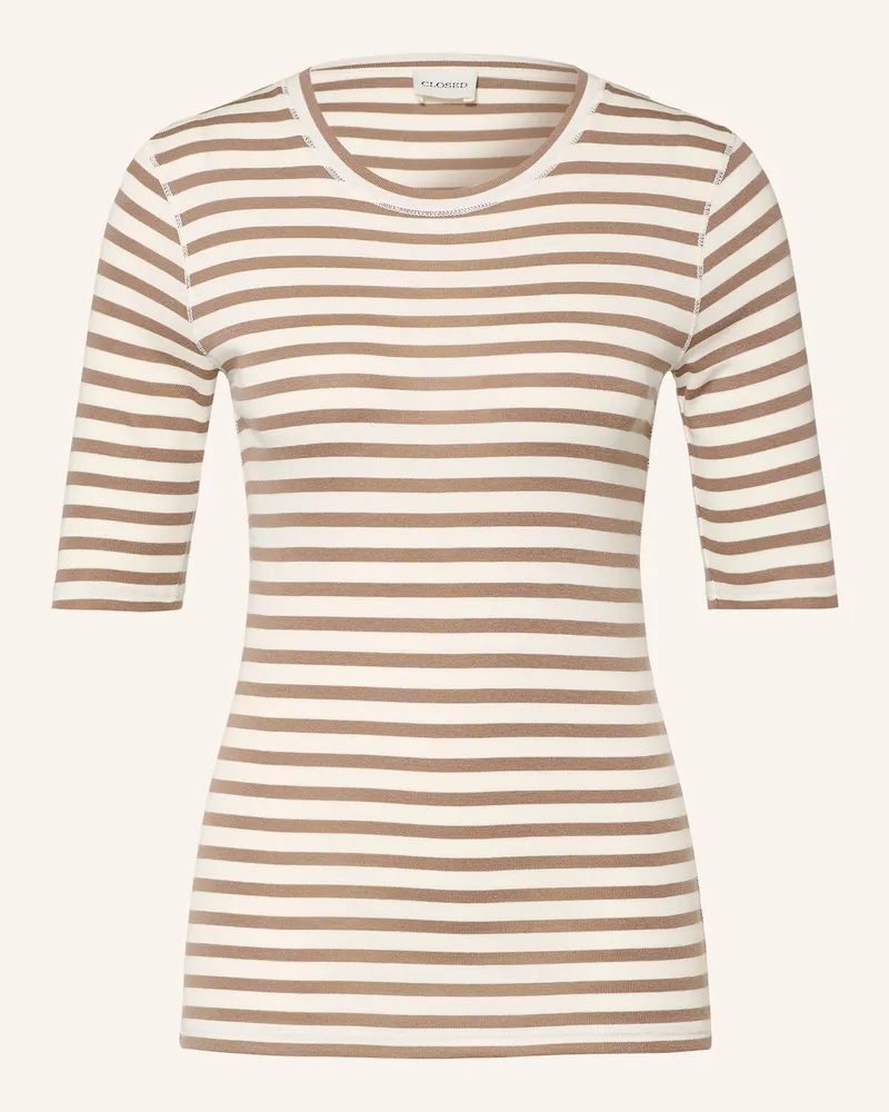 Closed T-Shirt braun Creme