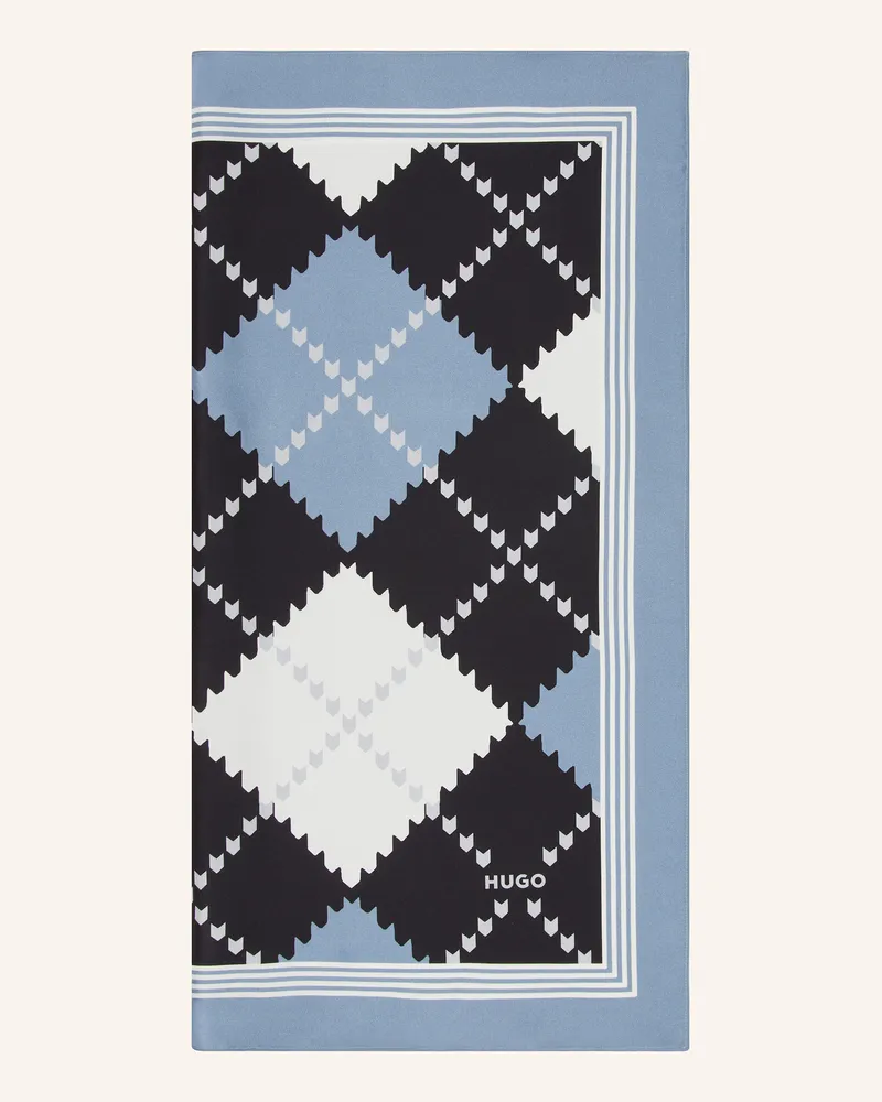HUGO BOSS Seidentuch Hellblau