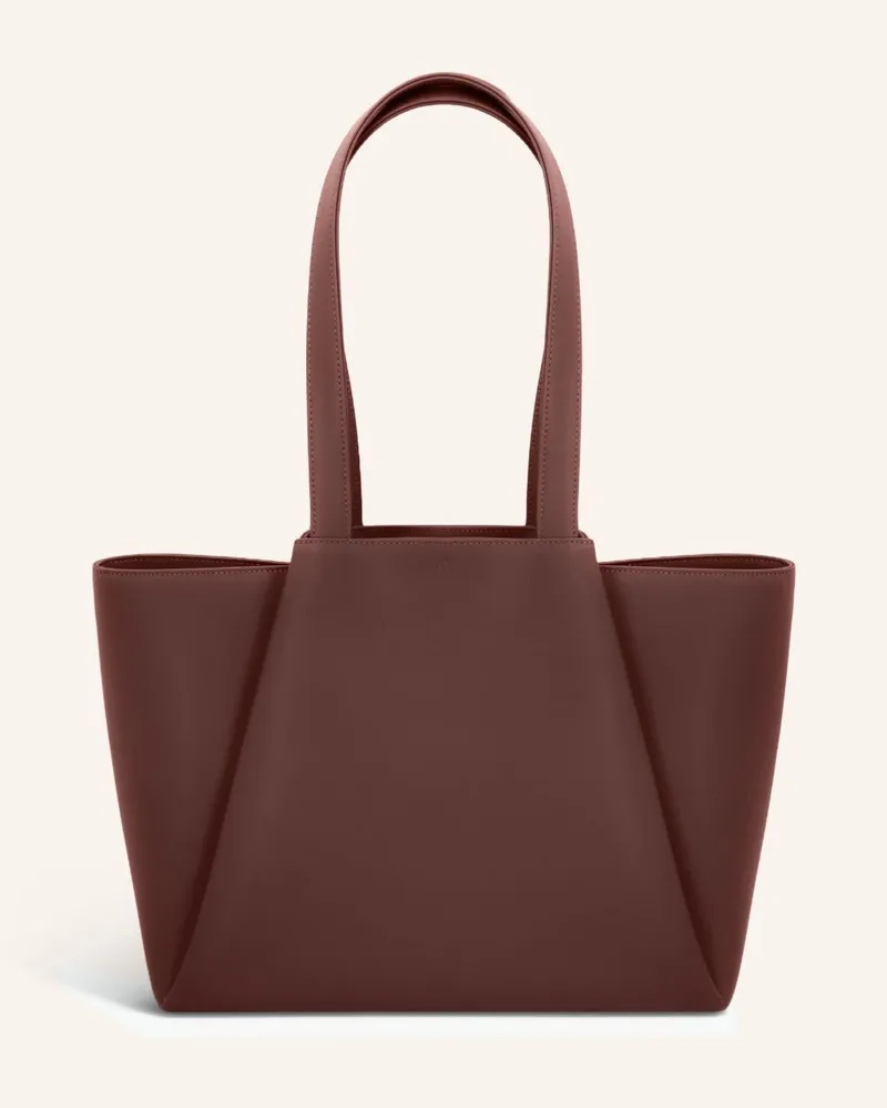 KAAI Schultertasche Midi Pyramid braun Braun