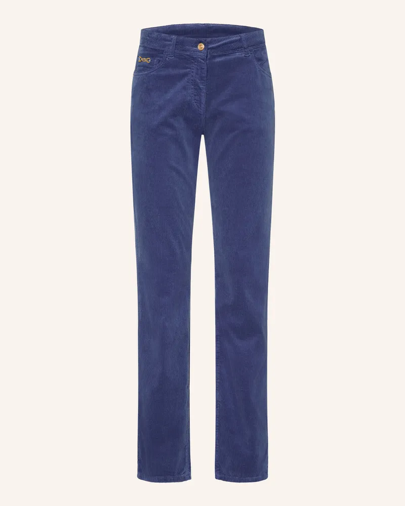 Pamela Henson Cordhose blau Cb1