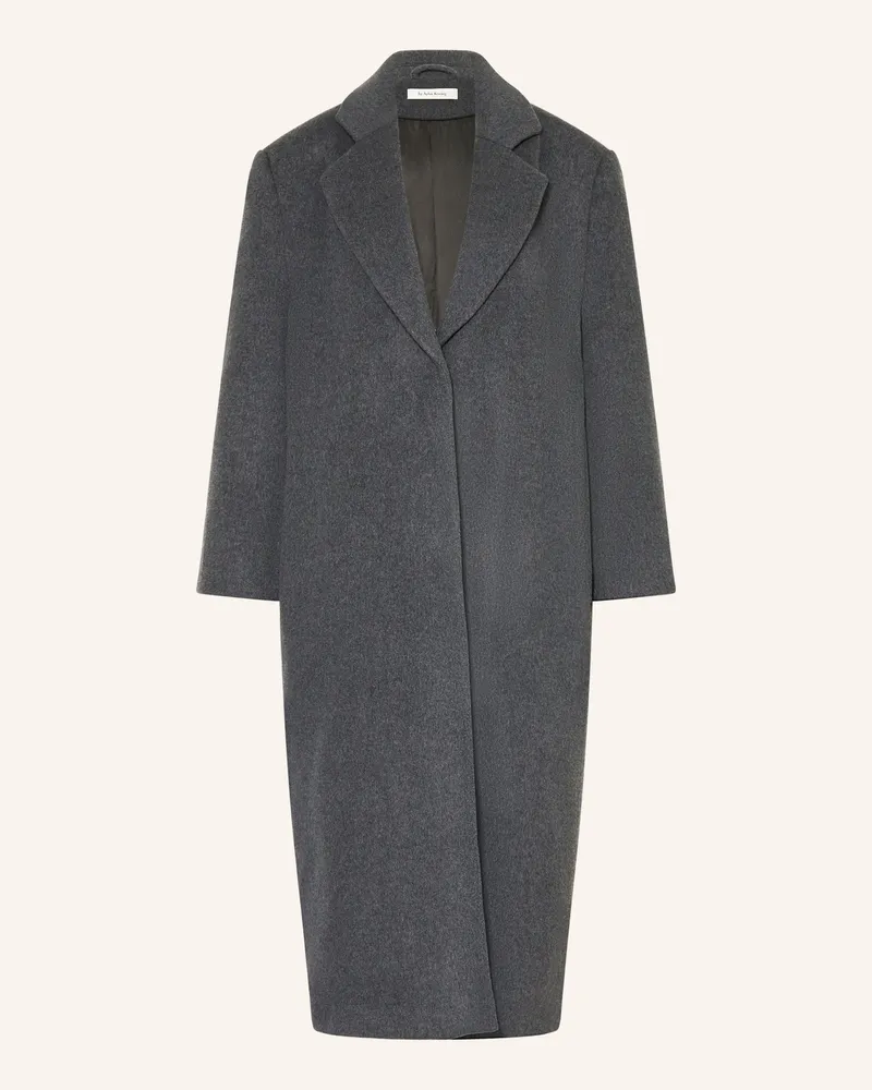 by Aylin Koenig Wollmantel BELLA Dunkelgrau