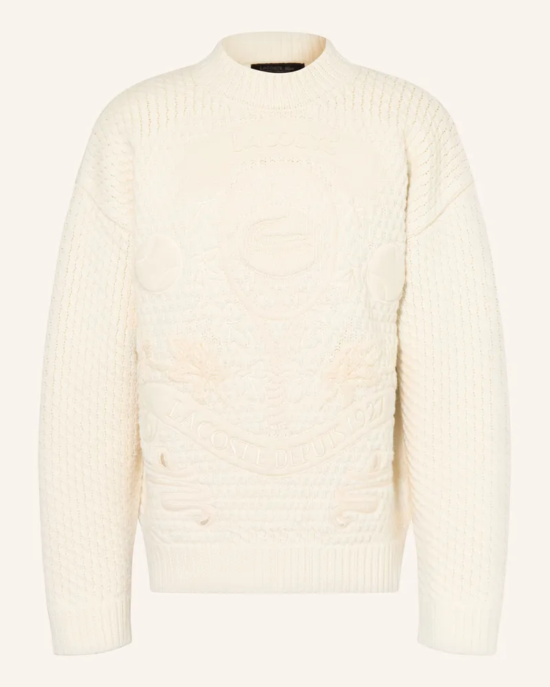 Lacoste Pullover Weiss