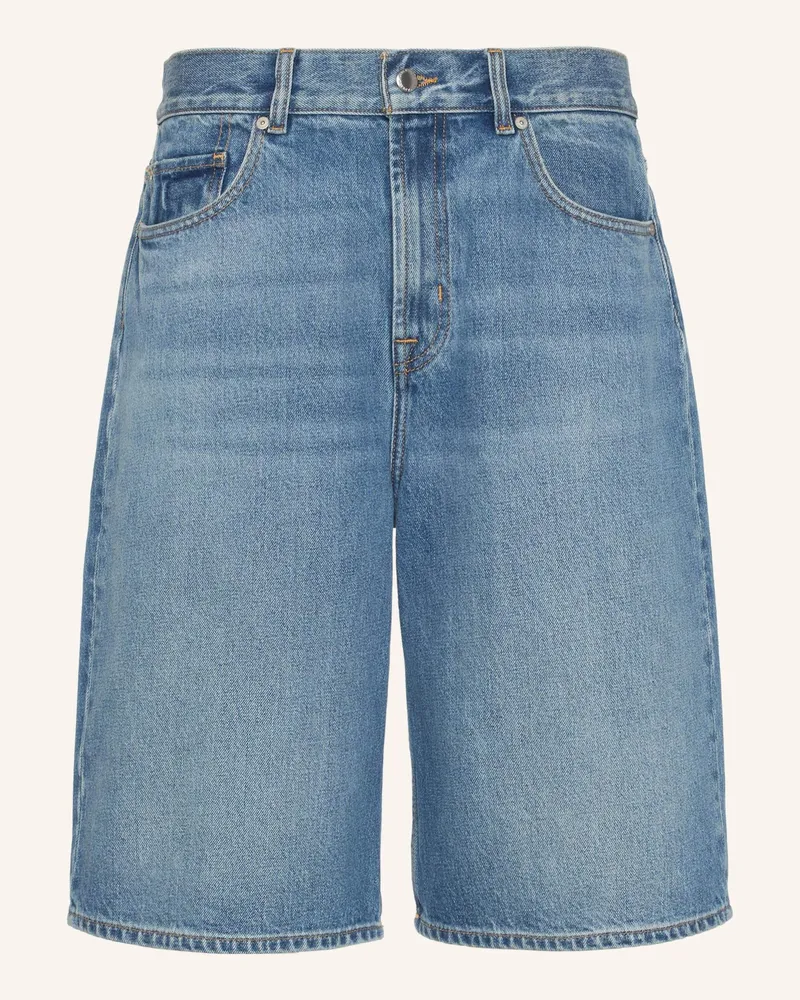 7 for all mankind Shorts WIDE LEG Blau
