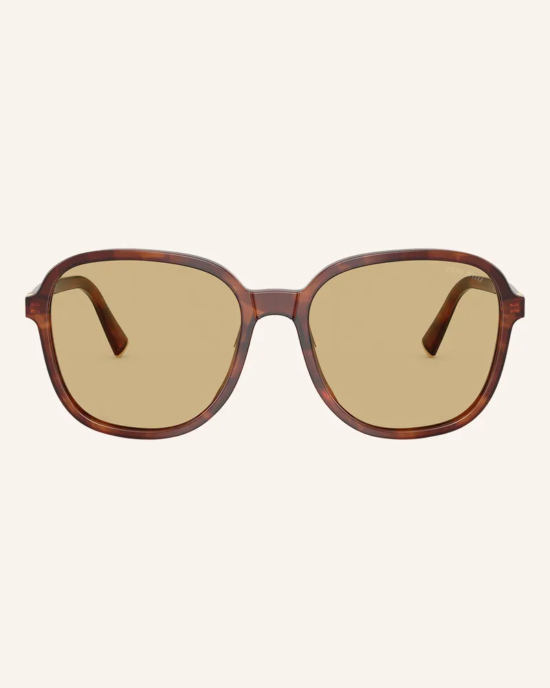Miu Miu Sonnenbrille mub01s braun Havana