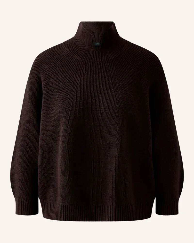 Oui  Pullover Braun