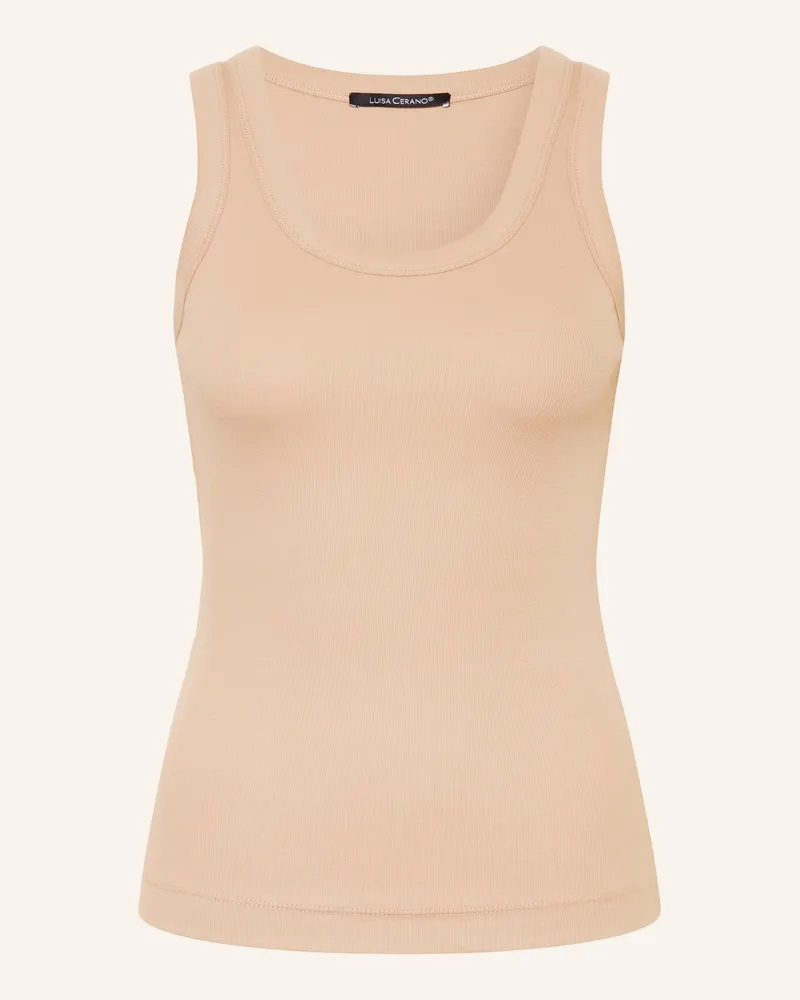 Luisa Cerano Top rosa Camel