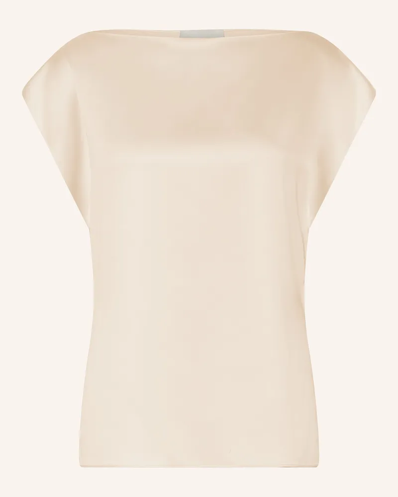 Juvia Blusentop CAROLL aus Satin Beige