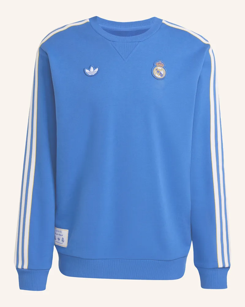 adidas Real Madrid Terrace Icons Sweatshirt blau Blau