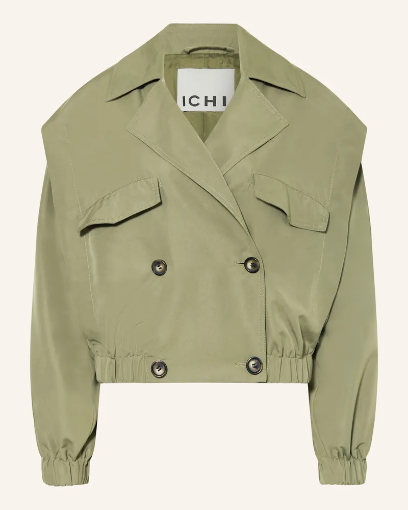 ICHI Trench-Jacke Ihgezavo gruen Khaki