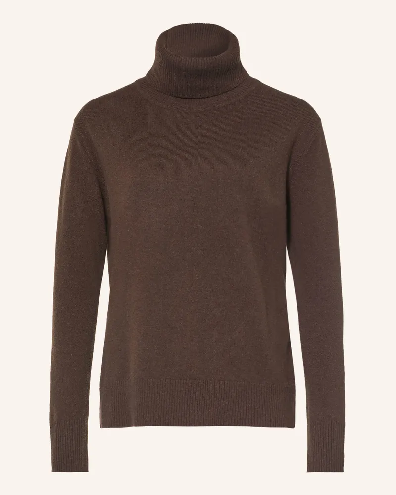 Rosemunde Rollkragenpullover Laica Mit Cashmere braun Dunkelbraun